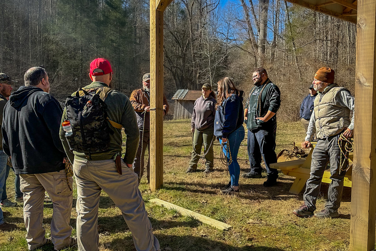 Nature scenery at Camp Hero KY in the Appalachian Mountains